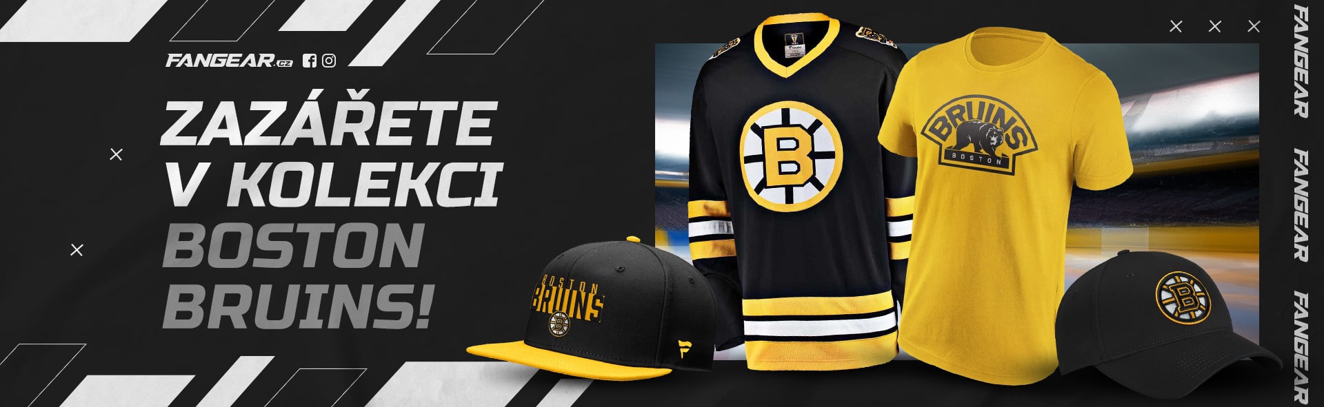 Pasta a Boston Bruins prostě patří k sobě. Fanděte Boston Bruins v nové kolekci - kšiltovky, kulichy, dresy, třička i kšiltovky v široké nabídce.